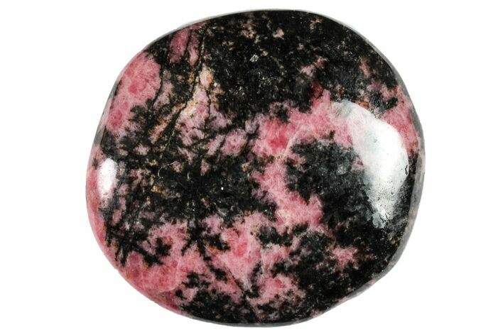 Polished Rhodonite Pebble #158690